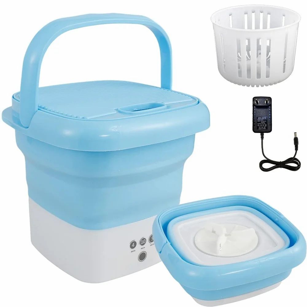 Mini FoldableAutomatic Bucket Washing Machine.